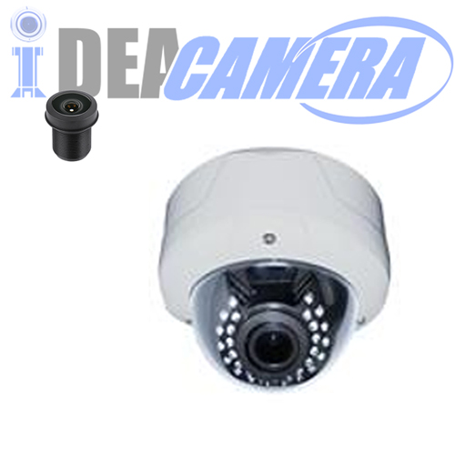 HD H.265 4.0Megapixels Vandal-proof IR Dome Panoramic IP Camera with 5MP HD panoramic Lens, VSS Mobile APP