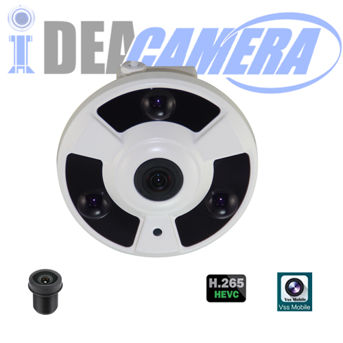 2MP IR Dome Panoramic AHD Camera, 5MP HD Panoramic Lens (customized), Low illumination, AHD/TVI/CVI/CVBS 4IN1, Support UTC Control