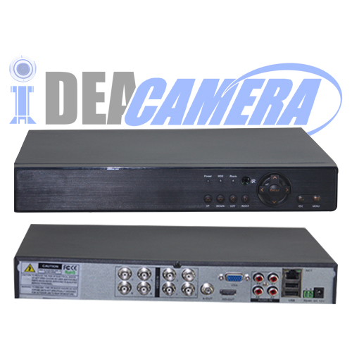 8CH H.265 5MP HD Hybrid DVR, IP/TVI/CVI/AHD/960H 5IN1, 8CH Playback, XMEYE Mobile App.