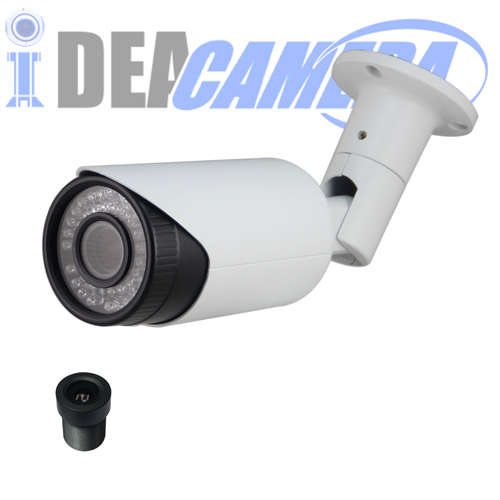 4MP IR Waterproof Bullet HD IP Camera, 3MP HD Fixed Lens with IR CUT, POE Power Supply, VSS Mobile APP.