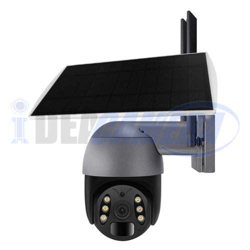 2MP Tuya Solar WIFI PTZ Pan/Tilt Camera for Outdoor Use, Tuya Cloud APP, Low-power consumption, Two-way voice, Human Detection.