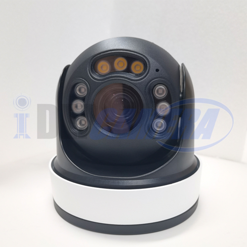 4.0MP 3" Metal Double Light IP POE HD IR PTZ Dome Camera,5X Zoom Lens.
